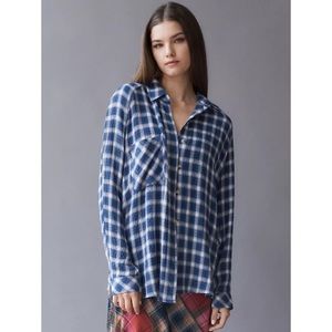 BDG Keanu Flannel Button-Down Shirt
